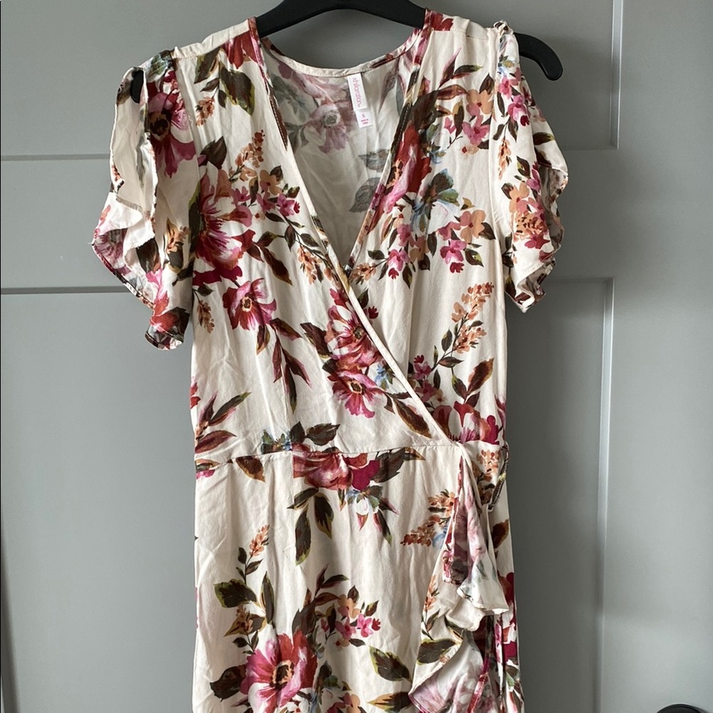 Floral Wrap Dress